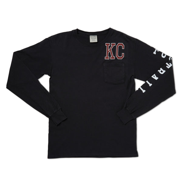 1KC Go Fight Win Long Sleeve Tee M / Black