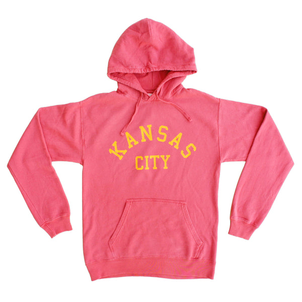 1KC Kansas City Hoodie - Heather Red – Made in KC