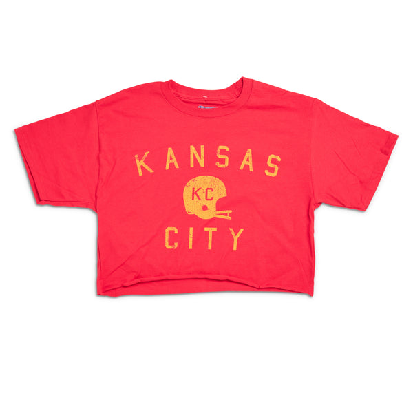 cropped chiefs shirt