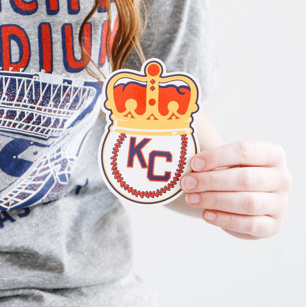 Charlie Hustle KC Monarchs Crown Sticker
