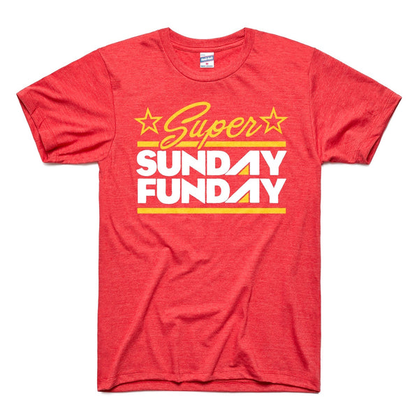 Charlie Hustle Super Sunday Funday Tee - Red – Made in KC