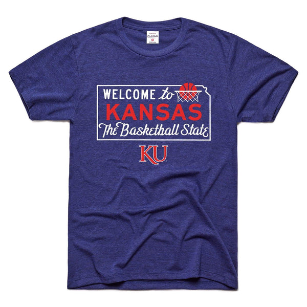 Basketball State Tee Welcome To Kansas The Baseball State Shirt Charlie  Hustle Store - Teechipus