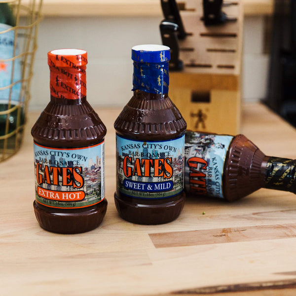 Gates Extra Hot BarBQ Sauce Made in KC