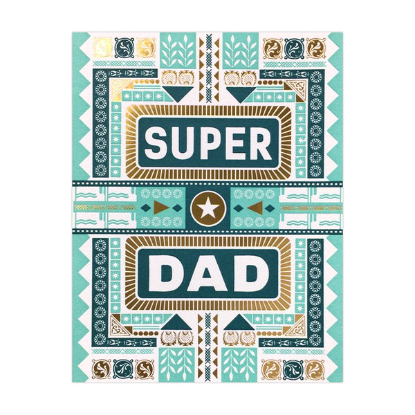 Hammerpress Super Dad Card