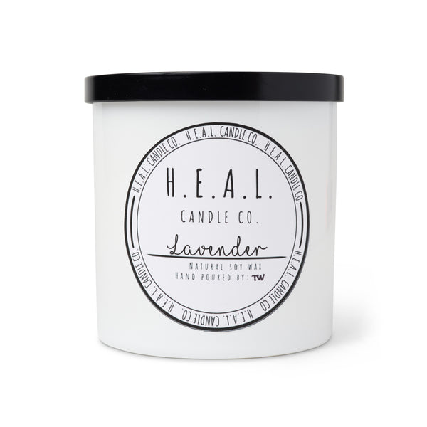 H.E.A.L. Candle Co. Lavender Made in KC