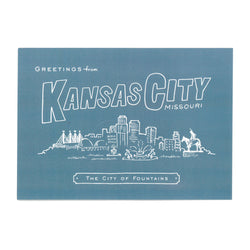 High Fancy Paper Co. City of Fountains Postcard