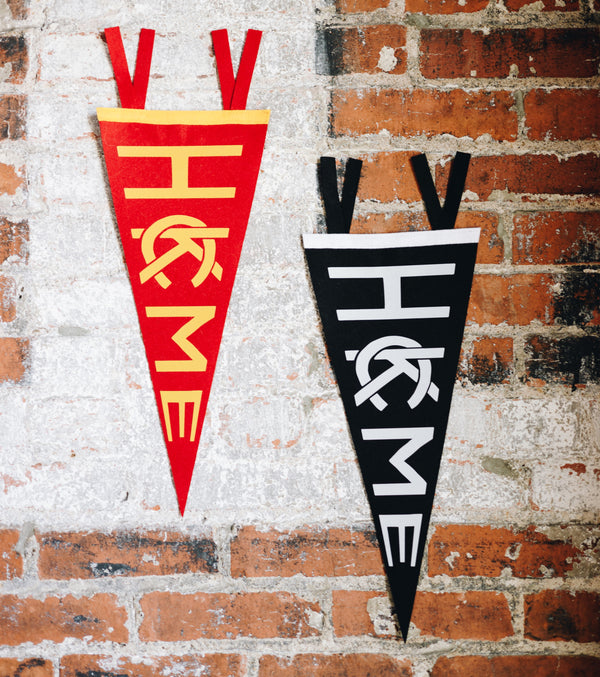 Home KC Pennant - Red & Yellow