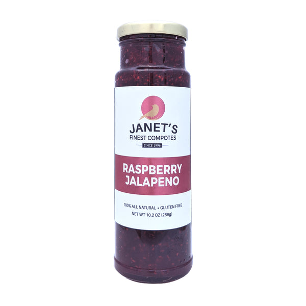 Janet's Finest Compotes Raspberry Jalapeno