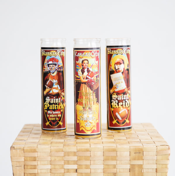 Kitschup Creations Saint Reid Prayer Candle – Made in KC