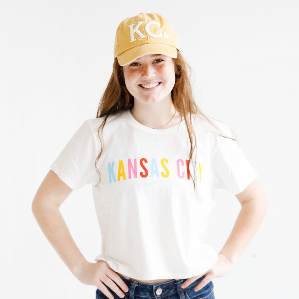 Local T Heart KC Hat - Yellow – Made in KC