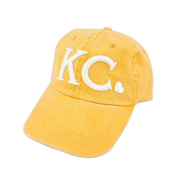 Local T Heart KC Hat - Yellow – Made in KC