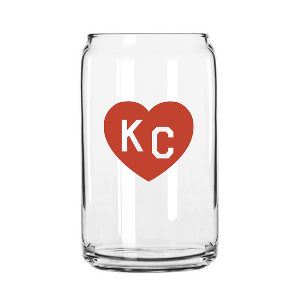 Hearts Beer Can Shaped Glasses 