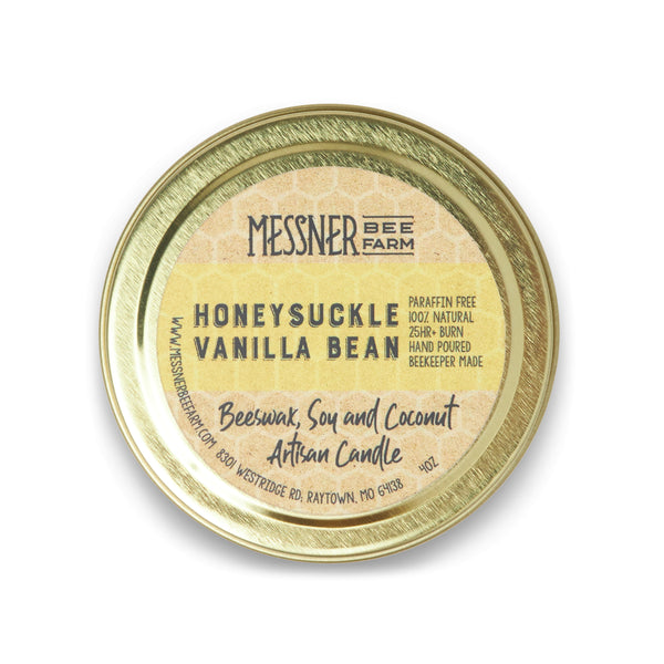 Messner Bee Farm Honeysuckle Vanilla Bean Candle – Made in KC