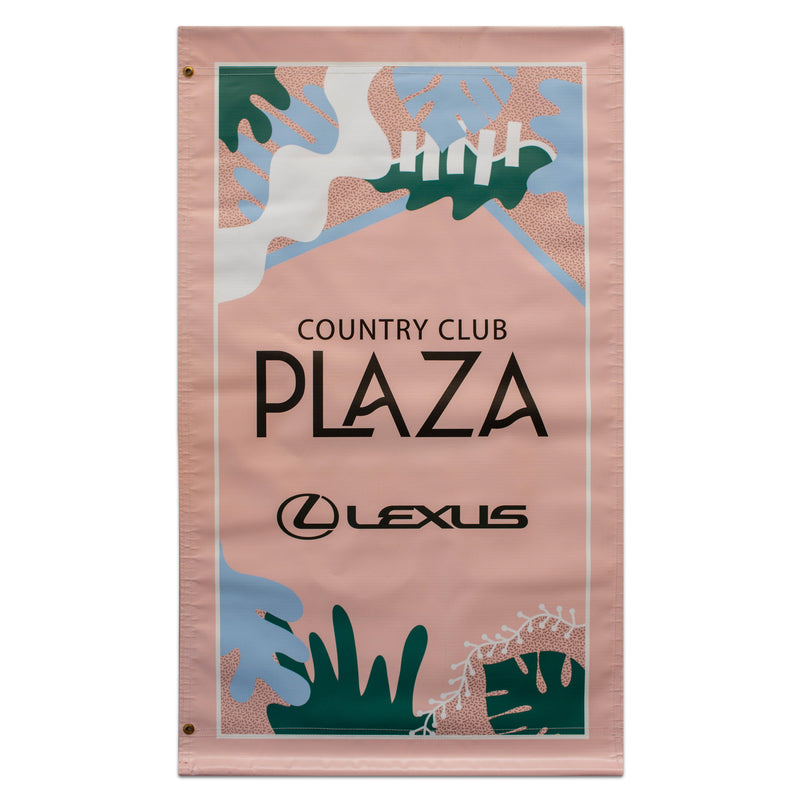 2020 Plaza Summer Banner - Haleigh Peterson - Blush/Green Tower