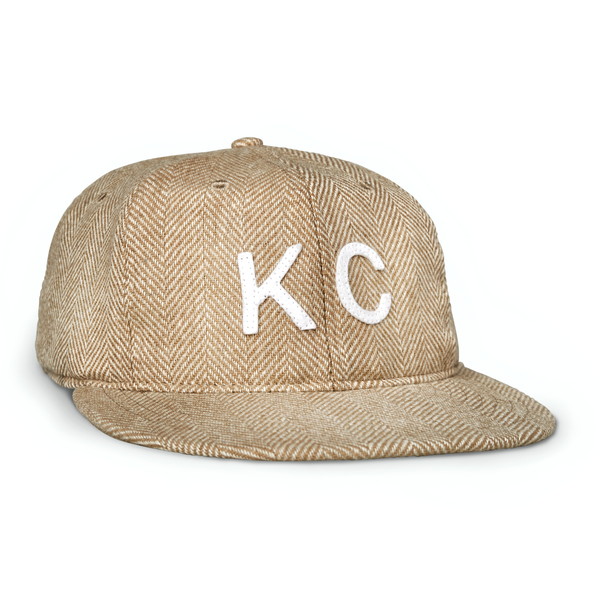 Light Wash Denim Vintage Flatbill Hat - Kansas City