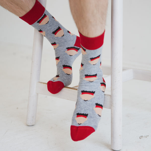 School of Sock Pat Silhouette Socken