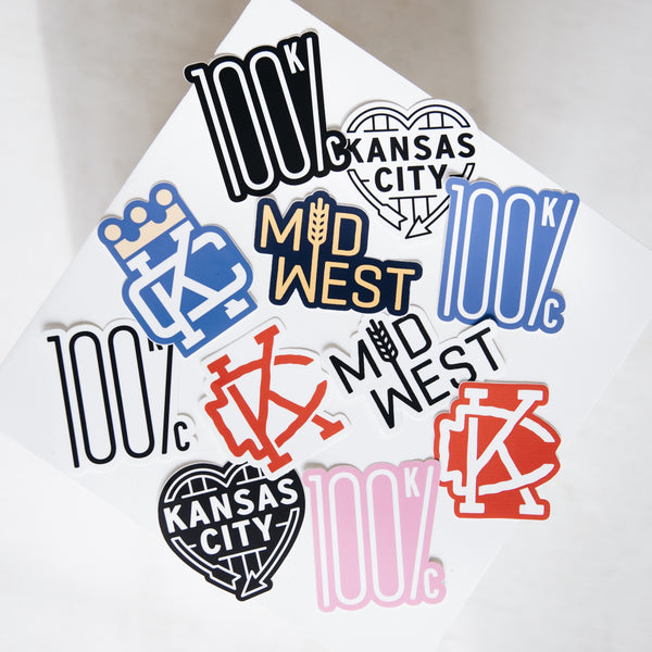 Kc Pin Top Stickers, Pins, Patches – Made in KC