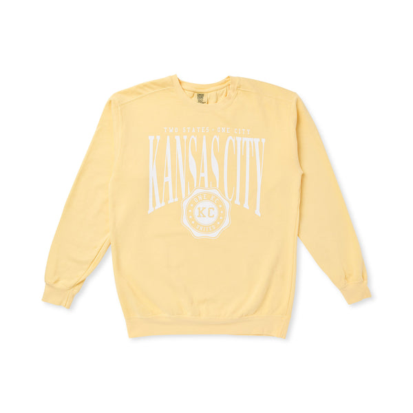 Two States, One City Butter Crewneck, 1KC