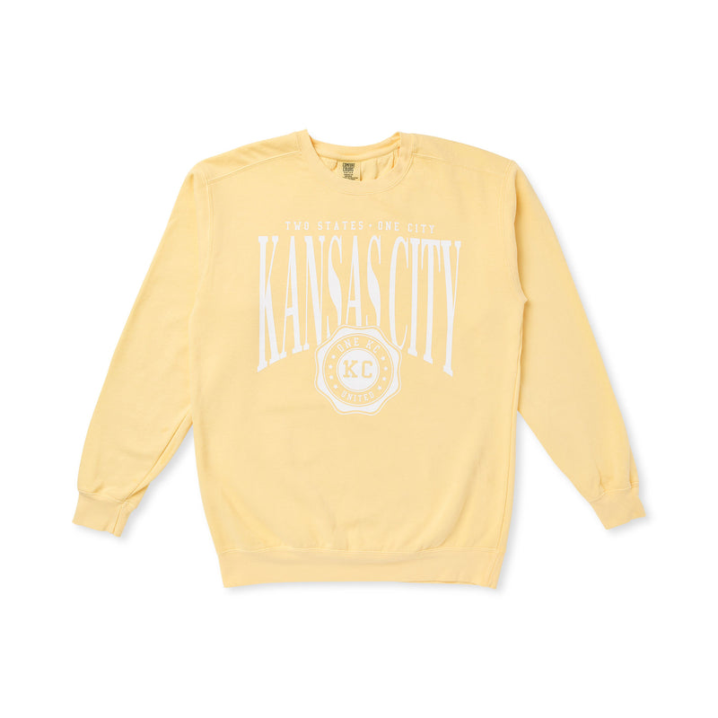 Two States, One City Butter Crewneck, 1KC