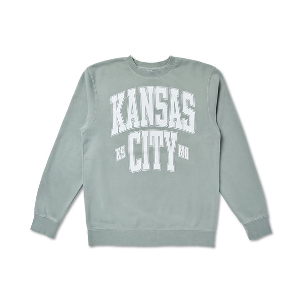 KSMO Outline Sage Crewneck, 1KC