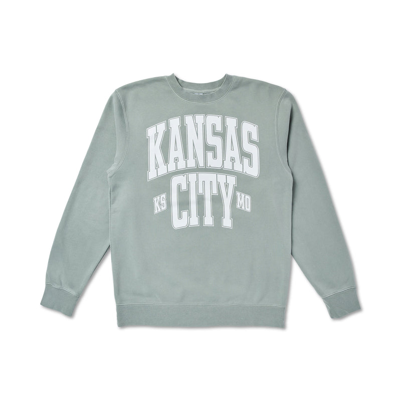 KSMO Outline Sage Crewneck, 1KC