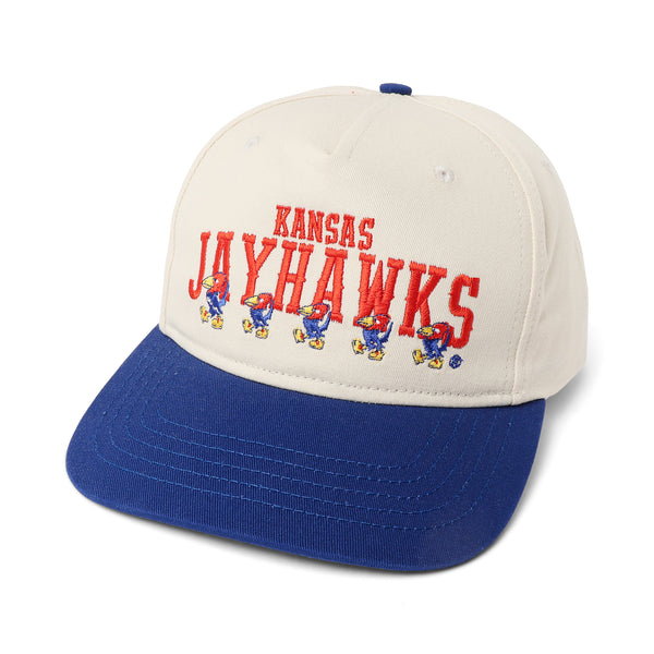 Walking Jayhawks Structured 5 Panel Hat, Sandlot