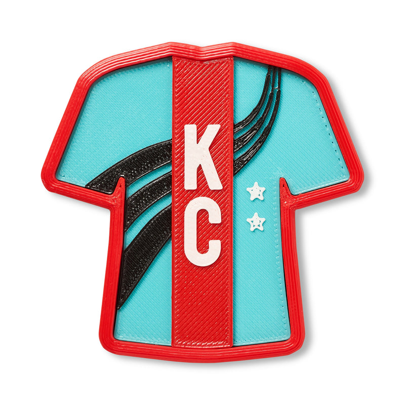 Kansas City Women's Soccer Jersey Magnet, 3DHQ