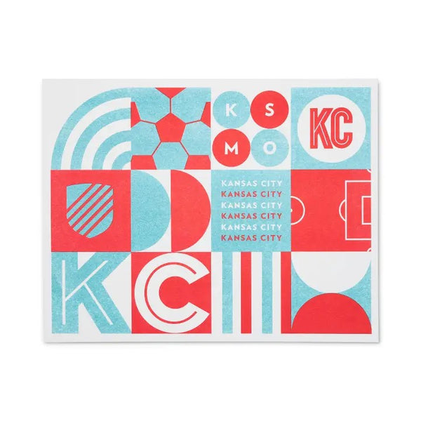 KC Grid Sports Teams Prints, Ampersand Design Studio