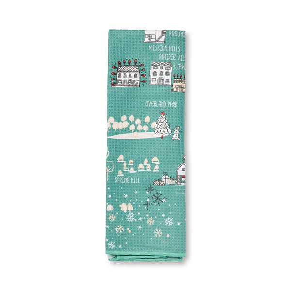 Greater KC Christmas Dish Towel, Absorb Lumen