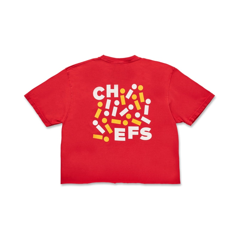 Red Chiiiefs Crop Tee, Ampersand