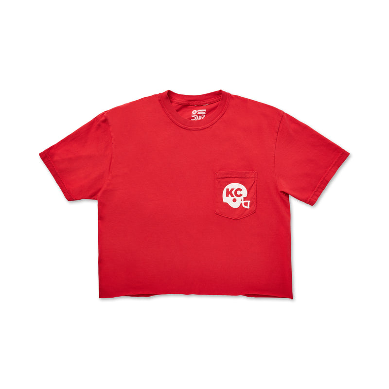 Red Chiiiefs Crop Tee, Ampersand