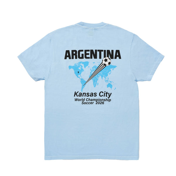 Argentina Futbol Map Tee, Made In KC Exclusive!
