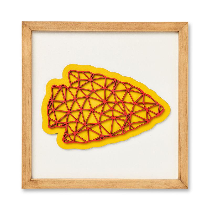 Arrowhead Wood Cut Wall Art, Fountain City Wood Co