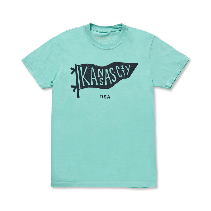 Bellboy Apparel Pennant Tee - Teal