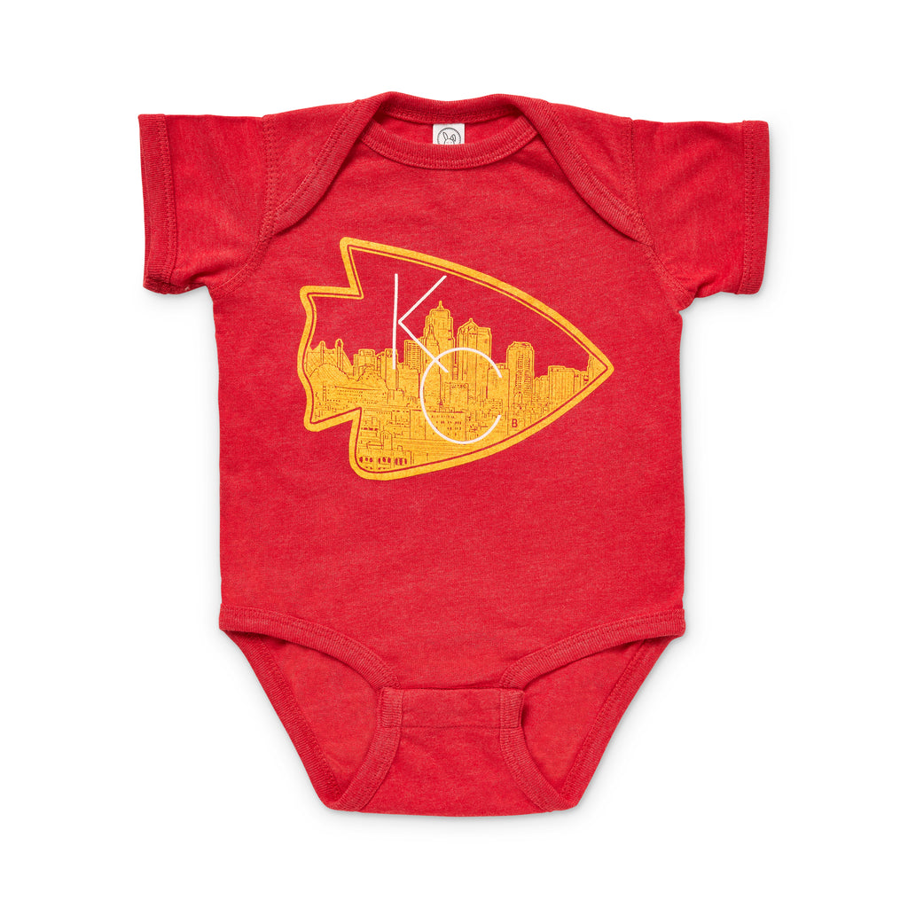 Bozz Arrowhead City Onesie – Made in KC