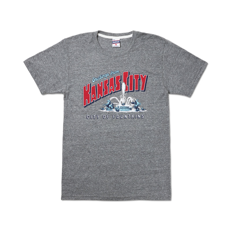 Charlie Hustle City of Fountains, Greetings from Kansas City Tee