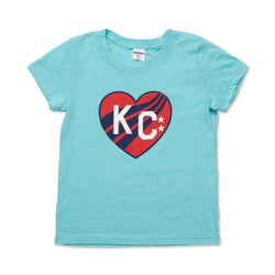 Charlie Hustle KC Current Heart Kinder-T-Shirt 