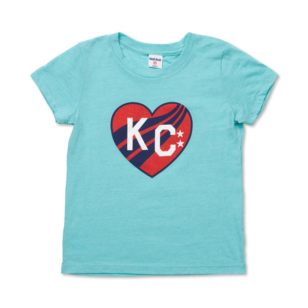 Charlie Hustle KC Current Heart Kinder-T-Shirt 