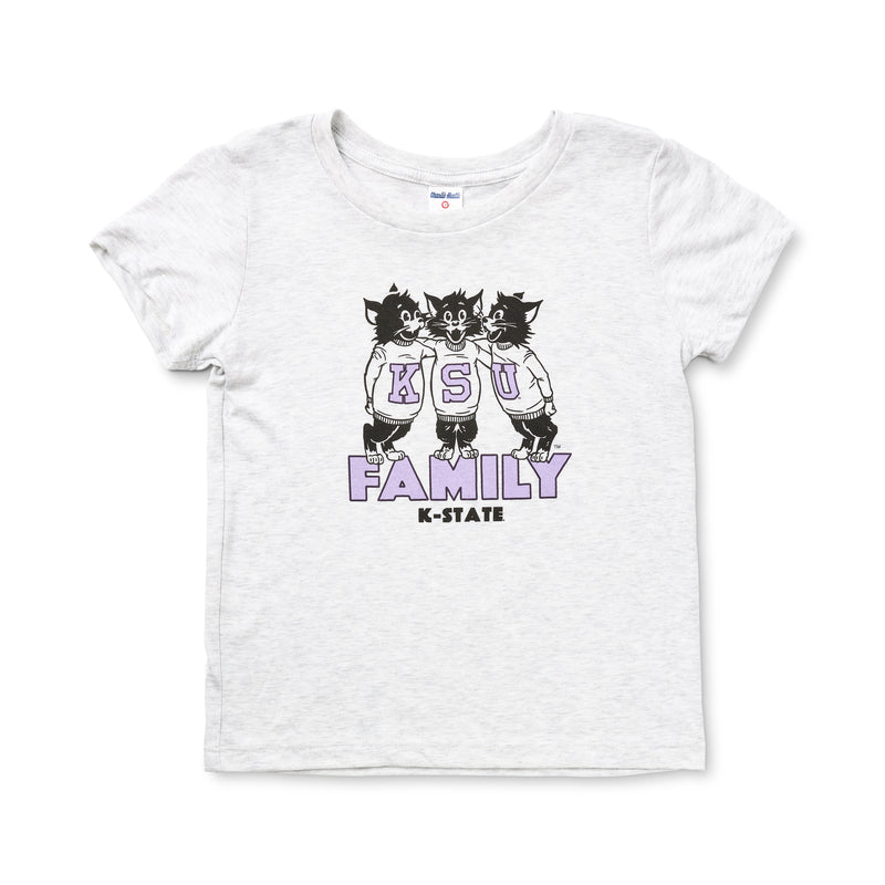 Charlie Hustle K-State Family Kid's Tee