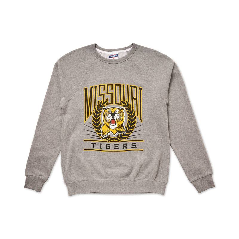 Missouri Tigers Crew Neck Sweatshirt, Charlie Hustle