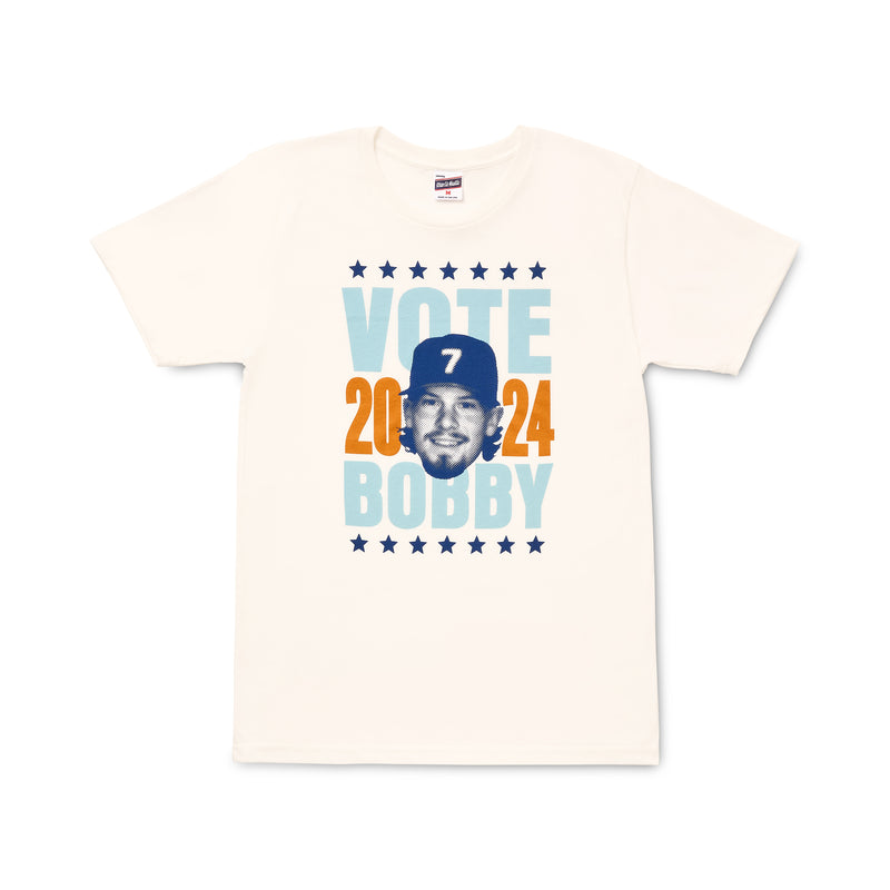 Vote Bobby 2024 Tee, Bobby Witt Jr. Tee, Charlie Hustle