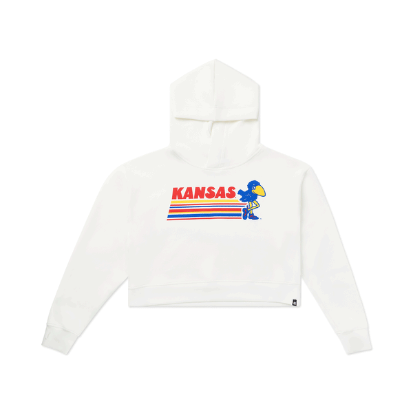 1912 Jayhawk Cropped Hoodie , Charlie Hustle