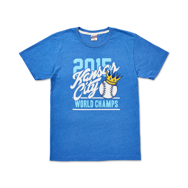 2015 Baseball World Champ Royal Tee, Charlie Hustle