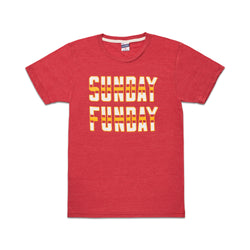 Charlie Hustle Sunday Funday Tee - Red