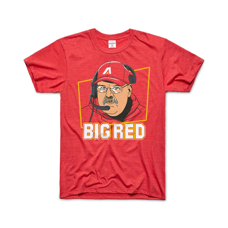 Charlie Hustle großes rotes T-Shirt