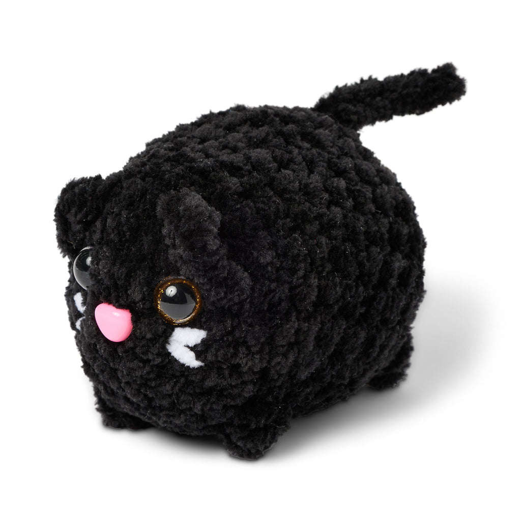 Black Loaf Cat Crochet Stuffy, Cute N Sassy – Made in KC