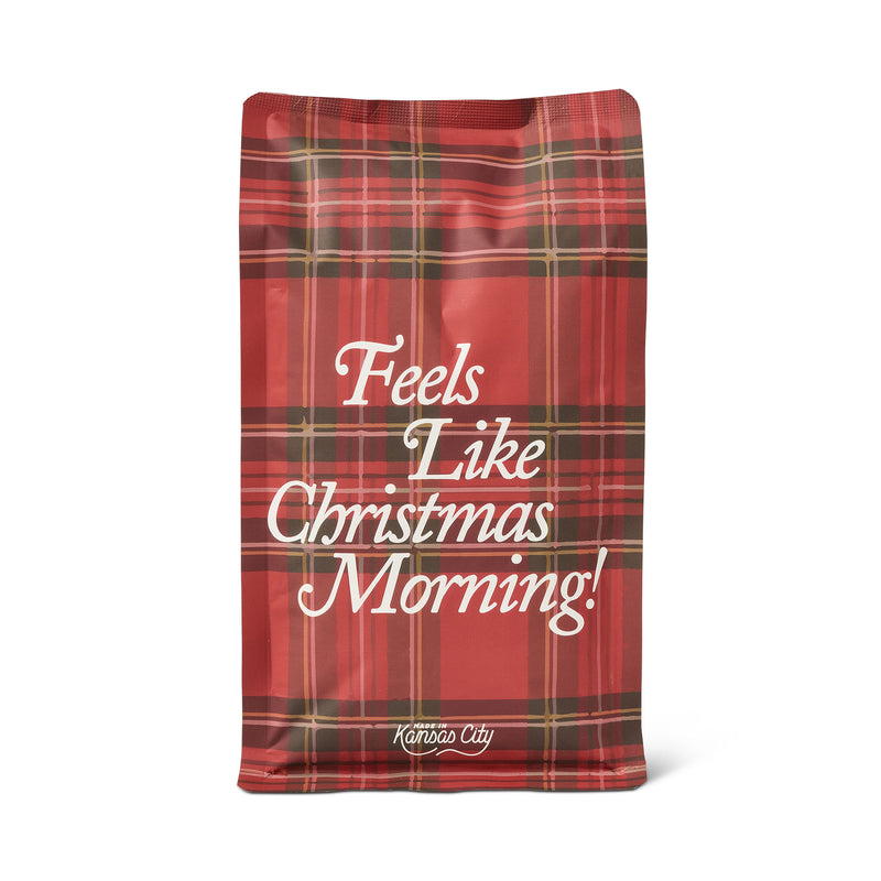 "Feels Like Christmas Morning", a Made In Kansas City Exclusive Blend, 12 oz. Whole Bean Coffee