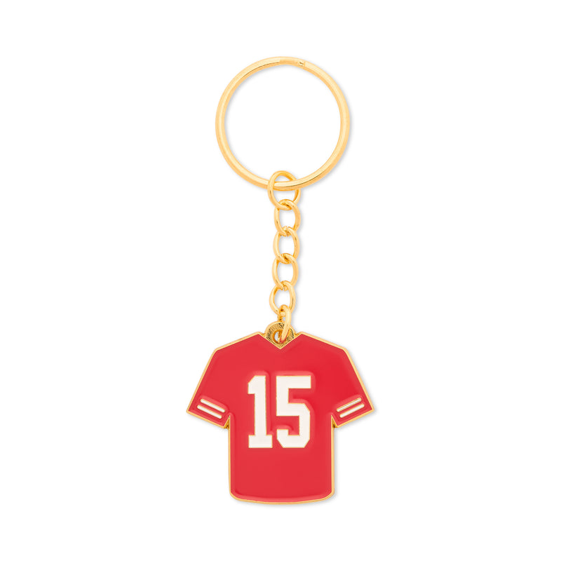 E.B. & Co. Game Day Keychain, #15 Jersey