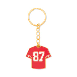 E.B. & Co. Game Day Keychain, #87 Jersey