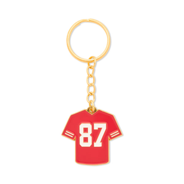 E.B. & Co. Game Day Keychain, #87 Jersey